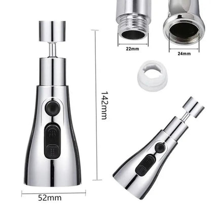 3-Mode Stainless Steel Kitchen Sink Faucet